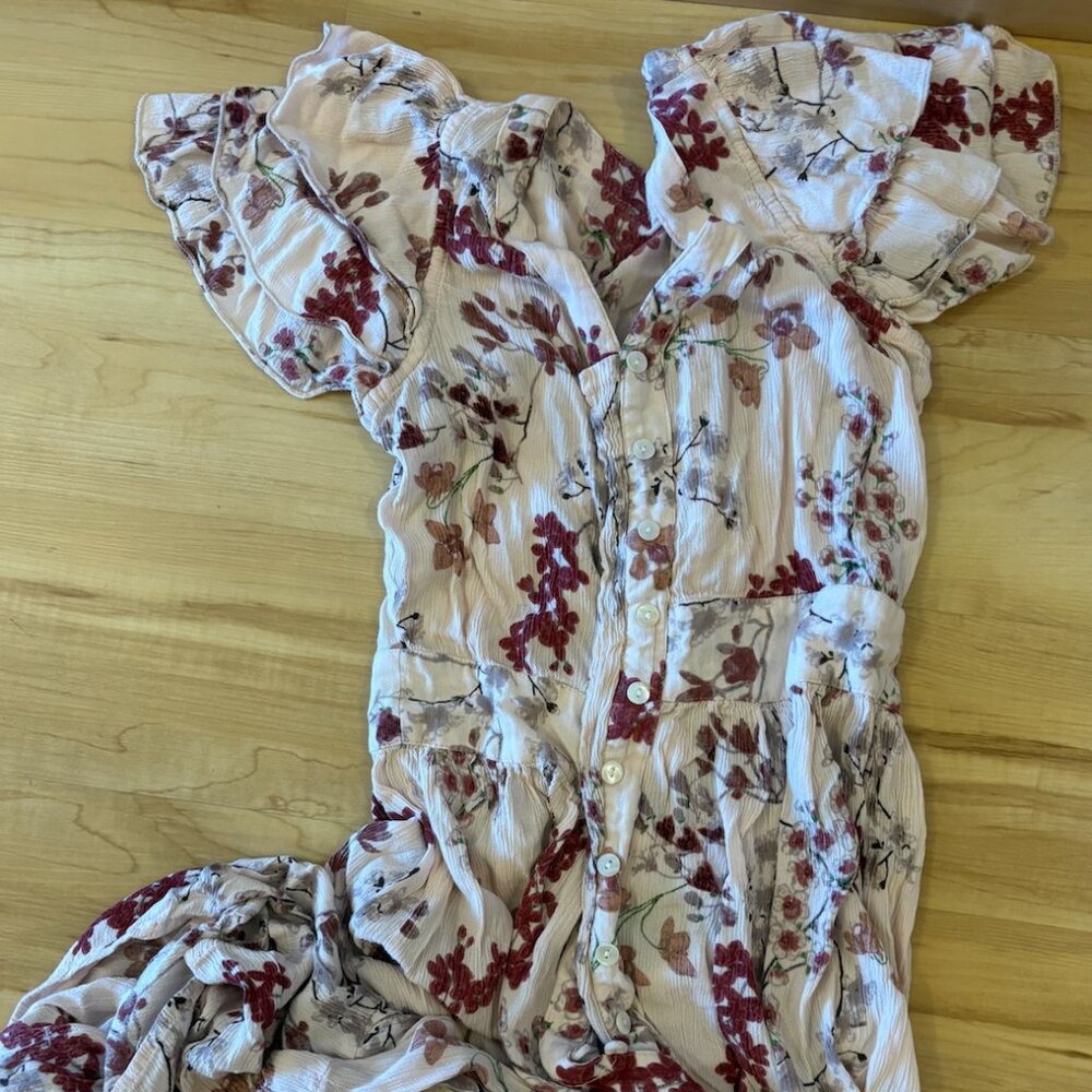Floral Button Up Dress